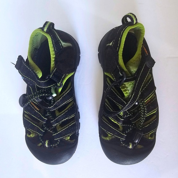 KEEN Kids Newport H2 Water Sandals 12 Athletic‎ Shoes Lime Green Sporty Water - Picture 2 of 7
